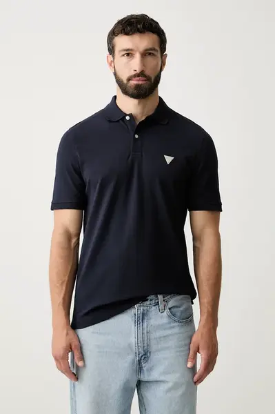 Guess polo pánské s bavlnou