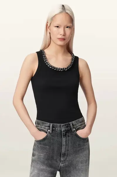 AllSaints  top dámský s bavlnou LUCY