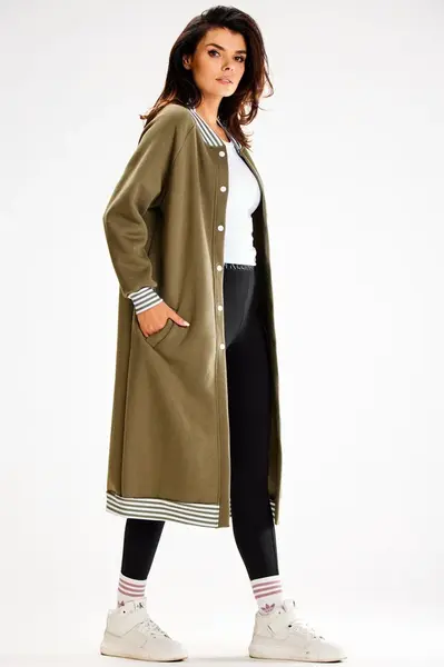 Awama Woman's Sweatshirt A612 Khaki