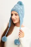 Kesi Dámská ušanka Emma K343 denim