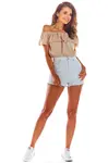 Awama Woman's Blouse A288 Beige