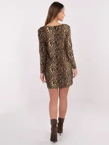 Leopardí mikinové šaty