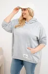 Kesi Włoski dámská plus size mikina s potiskem