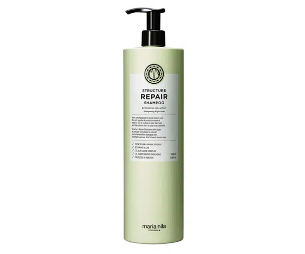 Vyživující šampon pro suché a poškozené vlasy Maria Nila Structure Repair Shampoo - 1000 ml + dárek zdarma