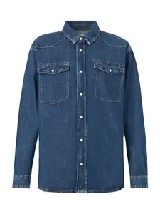 Only & Sons Prechodná bunda 'ONSWESTERN'  modrá denim