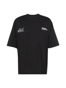 JACK & JONES Tričko 'JCOArch'  čierna / biela