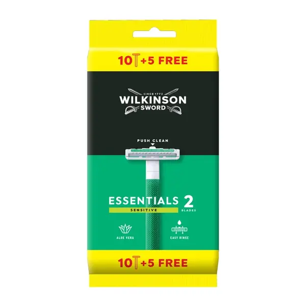 Wilkinson Essentials 2 Sensitive pánské holicí strojky 10+5 ks