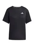 ADIDAS PERFORMANCE Funkčné tričko 'Ess'  čierna / biela