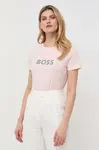 BOSS Bavlněné tričko BOSS