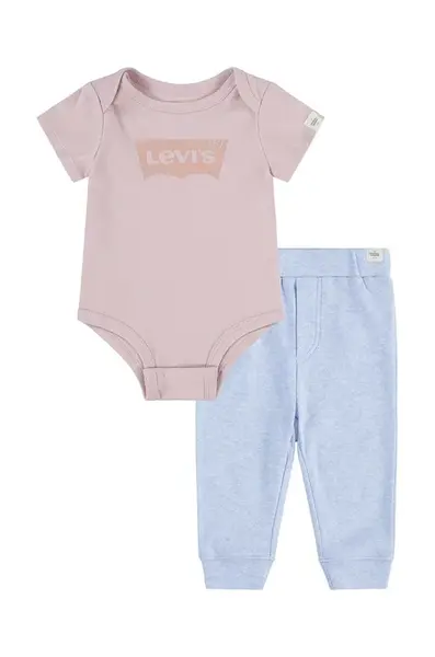 Dětská bavlněná souprava Levi's LVN BATWING BODYSUIT SET