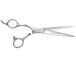 Kadeřnické nůžky pro leváky Olivia Garden SilkCut Pro 6,5" - stříbrné (SI-PRO6.50L) + dárek zdarma