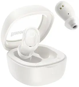 Bluetooth sluchátka Baseus Bowie WM02, bílá