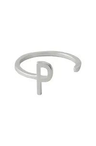 Strieborný prsteň Design Letters