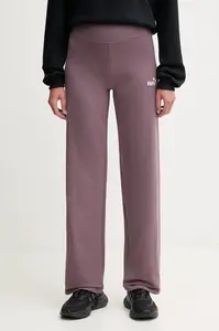 Puma tepláky dámské bavlněné s elastanem Essential Logo
