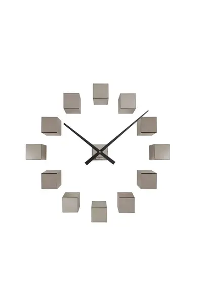 Karlsson Nástěnné hodiny Karlsson DIY Cubic Metallic