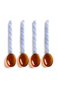 &k amsterdam Sada lžiček &k amsterdam Spoon Duet Amber 4-pack