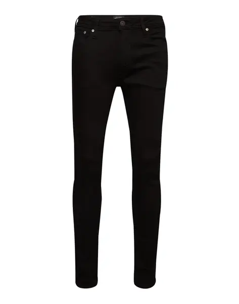 JACK & JONES Džínsy 'Liam'  čierny denim