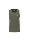 ALPHA INDUSTRIES Tričko  olivová / biela