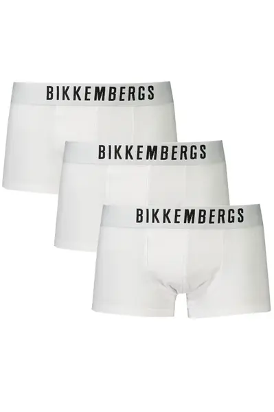 Pánské boxerky Bikkembergs, bílé