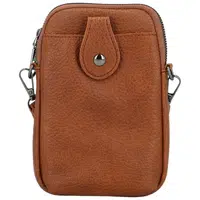 Dámská crossbody kabelka hnědá - MaxFly Tiffara
