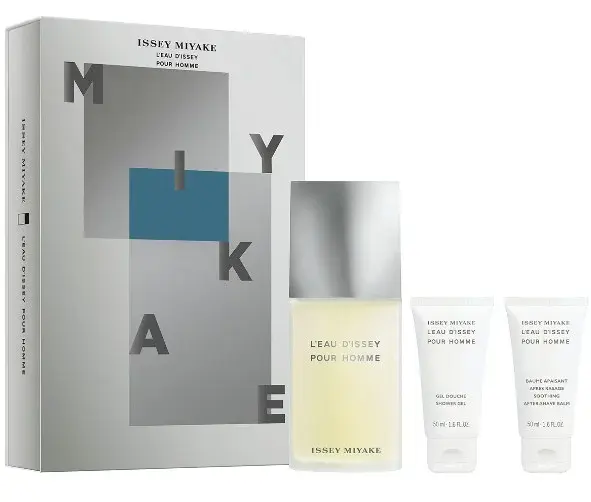 Issey Miyake L´Eau D´Issey Pour Homme - EDT 125 ml + sprchový gel 50 ml + balzám po holení 50 ml
