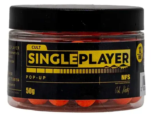 Singleplayer plávajúce boilies pop-up boilies nfs 50 g - 16 mm