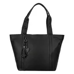 Velká dámská kožená kabelka černá - Hexagona Common