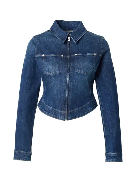 LEVI'S ® Prechodná bunda 'Y2K Stretch Fitted Trucker Jacket'  modrá denim