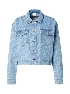 VERO MODA Prechodná bunda  modrá denim / svetlomodrá