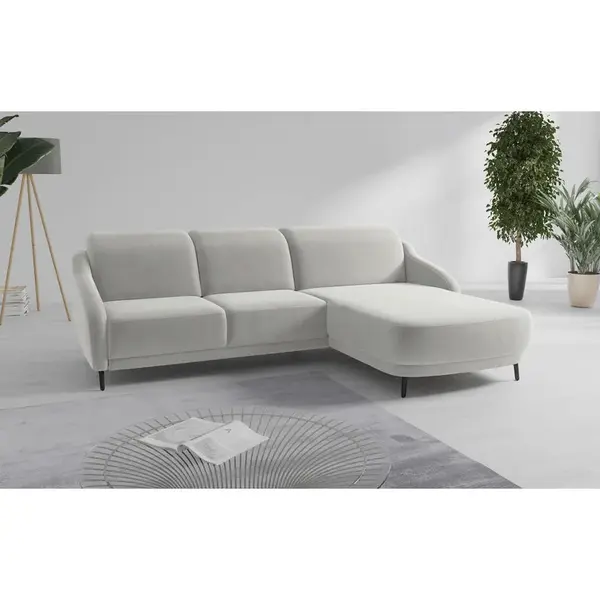 Sit & More ROHOVÁ SEDAČKA, textil, pískové barvy