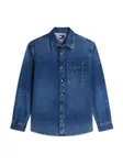 Tommy Jeans Košeľa 'Regular Fit'  tmavomodrá