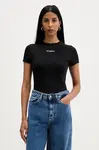 Tommy Jeans tričko dámské bavlněné s elastanem