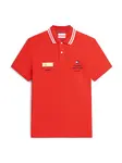 TOMMY HILFIGER Tričko 'Regular Fit'  námornícka modrá / červená