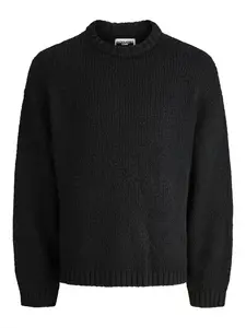 JACK & JONES Sveter 'JCOKIDD'  čierna