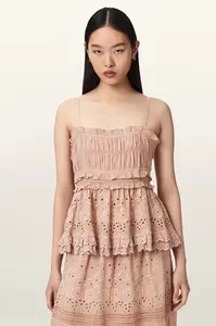 AllSaints  top dámský s viskózou CAMILLE