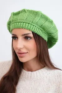 Zelený zimní baret Kesi K414