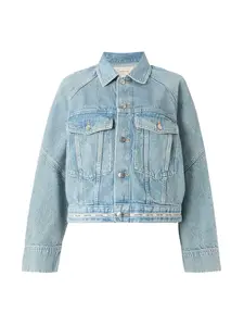 Calvin Klein Jeans Prechodná bunda  modrá denim