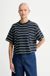 G-Star  Bavlněné tričko  A line stripe boxy