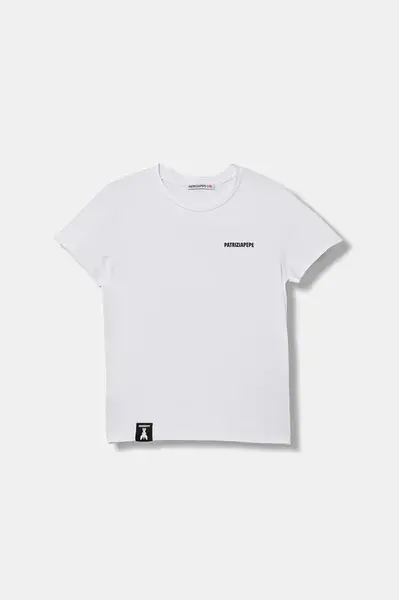 Dětské tričko Patrizia Pepe J061 bílá barva, 7M0861