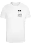 Men's T-shirt Pray Definition white
