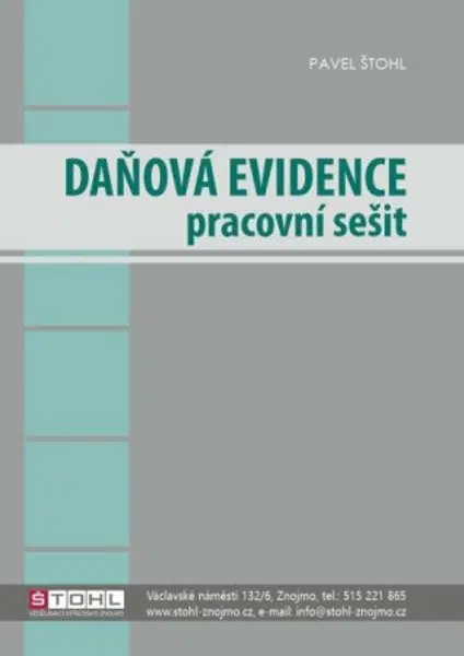 Daňová evidence - pracovní sešit 2023 (Defekt) - Pavel Štohl