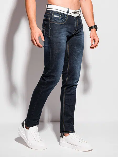 Pánske rifle Edoti Skinny Fit