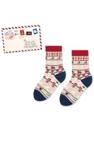 ZOOKSY/RAINBOW SOCKS Detské Zooks ponožky vianočný list