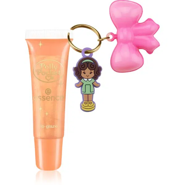 essence Polly Pocket lesk na rty se třpytkami odstín 02 Fashion Polly 10 ml