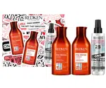 Dárková sada pro uhlazení krepatých a nepoddajných vlasů Redken Frizz Dismiss + dárek zdarma