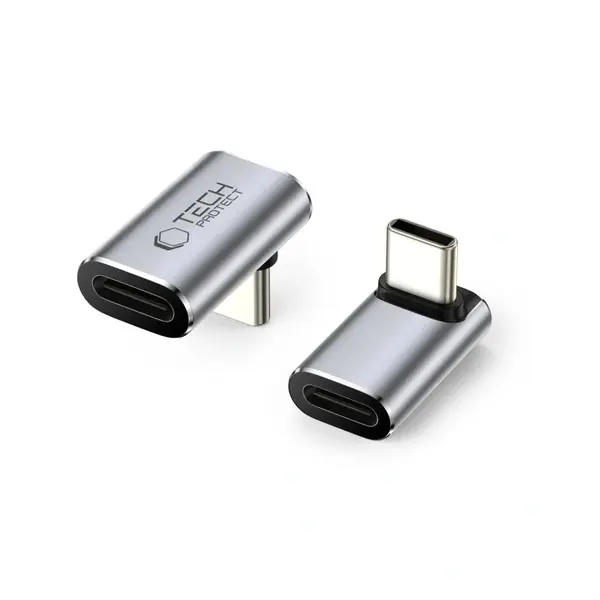 Tech-Protect Ultraboost AA02 adaptér USB-C, šedý