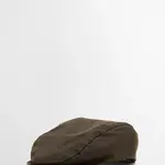 Bekovka pro psa Barbour Dog Wax Flat Cap zelená barva