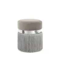 TABURET, kov, textil, kompozitní dřevo, 38/45/38 cm