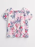 GAP Dětské tričko wrap back t-shirt - Holky
