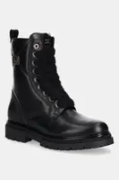 Kožené kotníkové boty Elisabetta Franchi